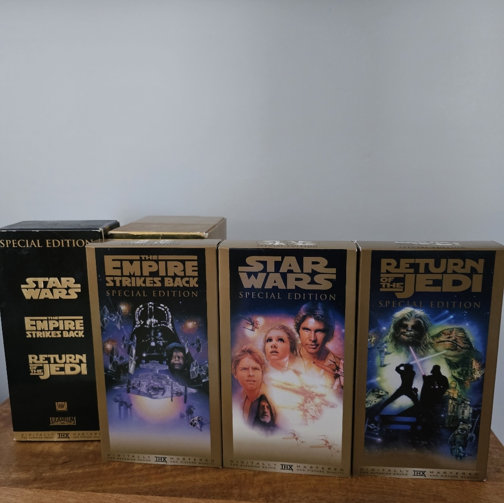 VHS STAR WARS TRILOGY 1997 SPECIAL EDITION BOX SET 20Th Century Fox Vide…